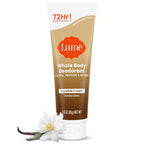 Lume Whole Body Deodorant - Invisible Cream Tube - 72 Hour Odor Control - Doctor Developed - Aluminum Free. Baking Soda Free and Skin Loving - 3.0 Ounce (Vanilla Bliss)