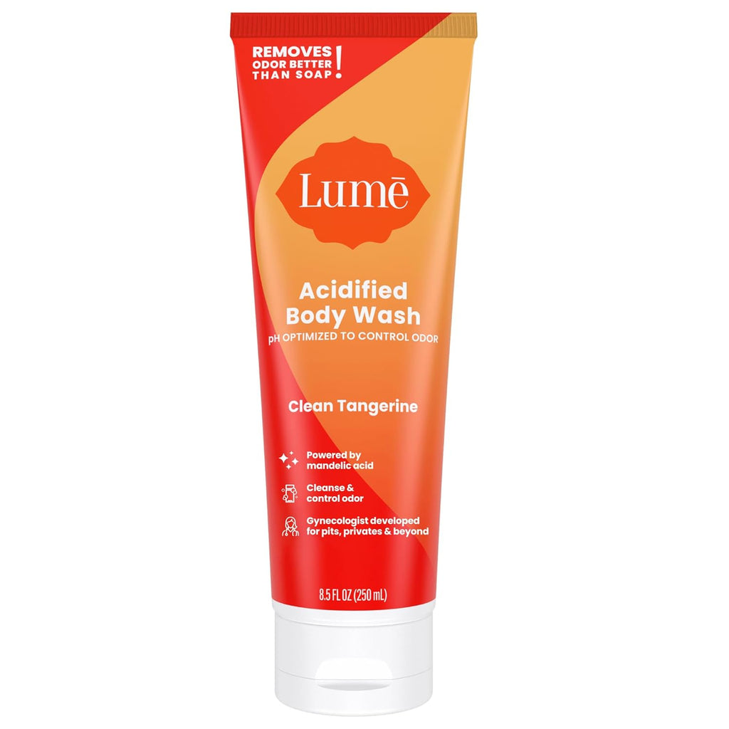 Lume Acidified Body Wash - 24 Hour Odor Control - Removes Odor Better than Soap - Moisturizing Formula