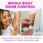 Lume Whole Body Deodorant - Invisible Cream Tube - 72 Hour Odor Control - Doctor Developed - Aluminum Free. Baking Soda Free and Skin Loving - 3.0 Ounce (Vanilla Bliss)