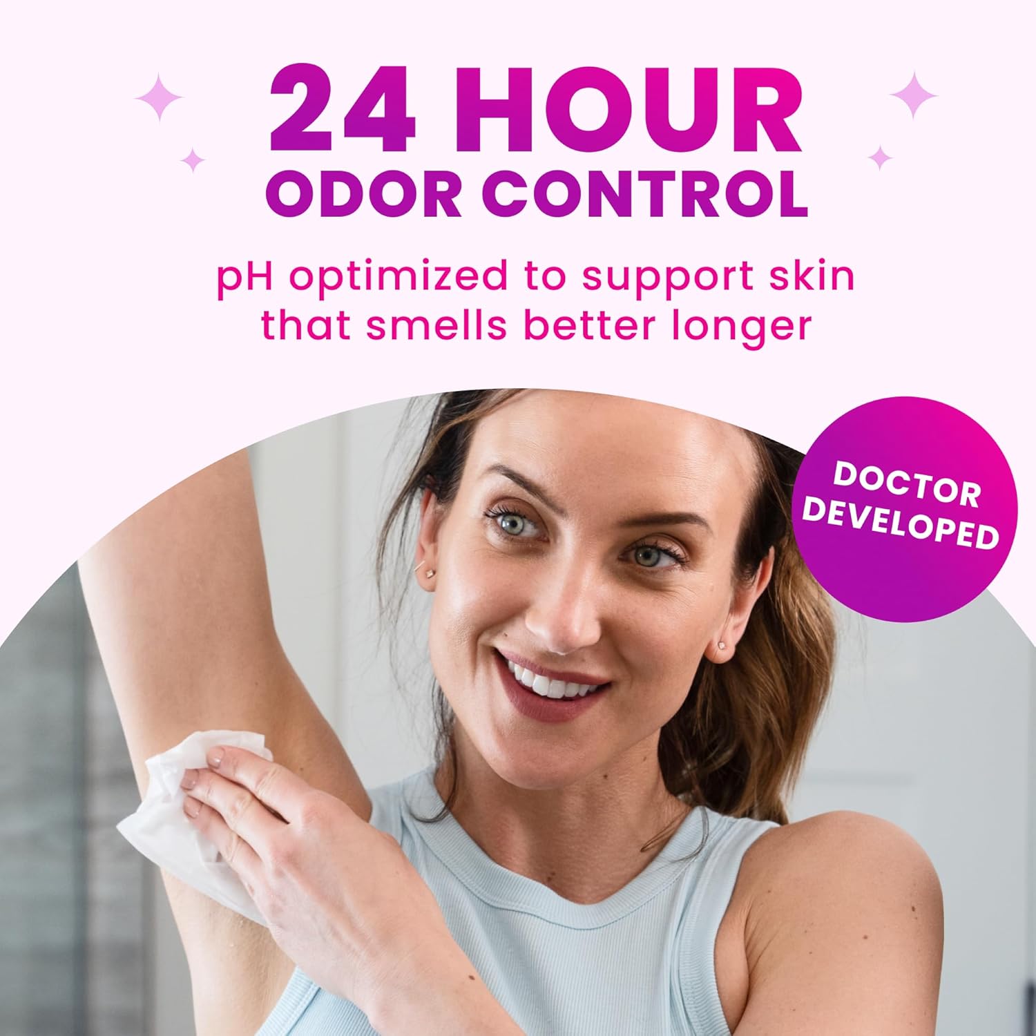Lume Acidified Deodorant Wipes - 24 Hour Odor Control - Whole Body Deodorant Wipes - Aluminum Free. Baking Soda Free. Skin Loving - Flushable - 15 Count - 3 Pack (Soft Powder)