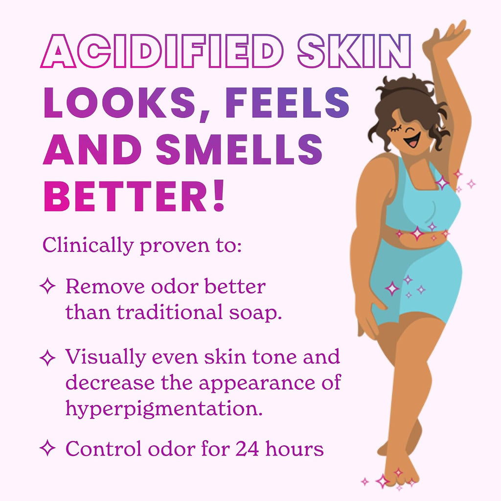 Lume Acidified Body Wash - 24 Hour Odor Control - Removes Odor Better than Soap - Moisturizing Formula