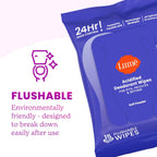 Lume Acidified Deodorant Wipes - 24 Hour Odor Control - Whole Body Deodorant Wipes - Aluminum Free. Baking Soda Free. Skin Loving - Flushable - 15 Count - 3 Pack (Soft Powder)