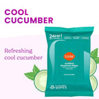 Lume Acidified Deodorant Wipes - 24 Hour Odor Control - Aluminum Free. Baking Soda Free. Skin Loving - 15 Count (Pack of 3) (Cool Cucumber)