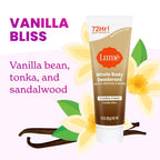 Lume Whole Body Deodorant - Invisible Cream Tube - 72 Hour Odor Control - Doctor Developed - Aluminum Free. Baking Soda Free and Skin Loving - 3.0 Ounce (Vanilla Bliss)