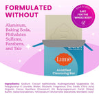 Lume Acidified Body Cleansing Bar - 24 Hour Odor Control - Removes Odor Better than Soap