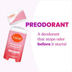 Lume Cream Deodorant – For Underarms & Private Parts, 2.2 oz (2-Pack) (Peony Rose Scent)