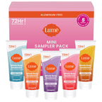 Lume Whole Body Deodorant - Mini Travel Size Invisible Cream Tube - Trial Size - 72 Hour Odor Control - Doctor Developed - Aluminum Free. Baking Soda Free - .5oz (Pack of 2) (Clean Tangerine)