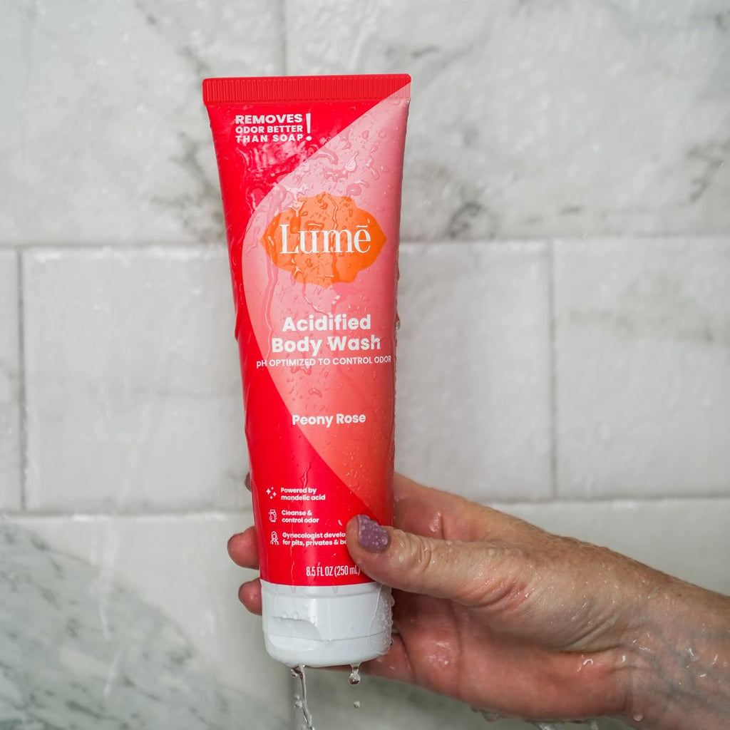 Lume Acidified Body Wash - 24 Hour Odor Control - Removes Odor Better than Soap - Moisturizing Formula