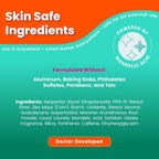 Lume Whole Body Deodorant - Smooth Solid Stick - 72 Hour Odor Control - Aluminum Free. Baking Soda Free and Skin Loving - 2.6 Ounce (Pack of 3) (Minted Cucumber)