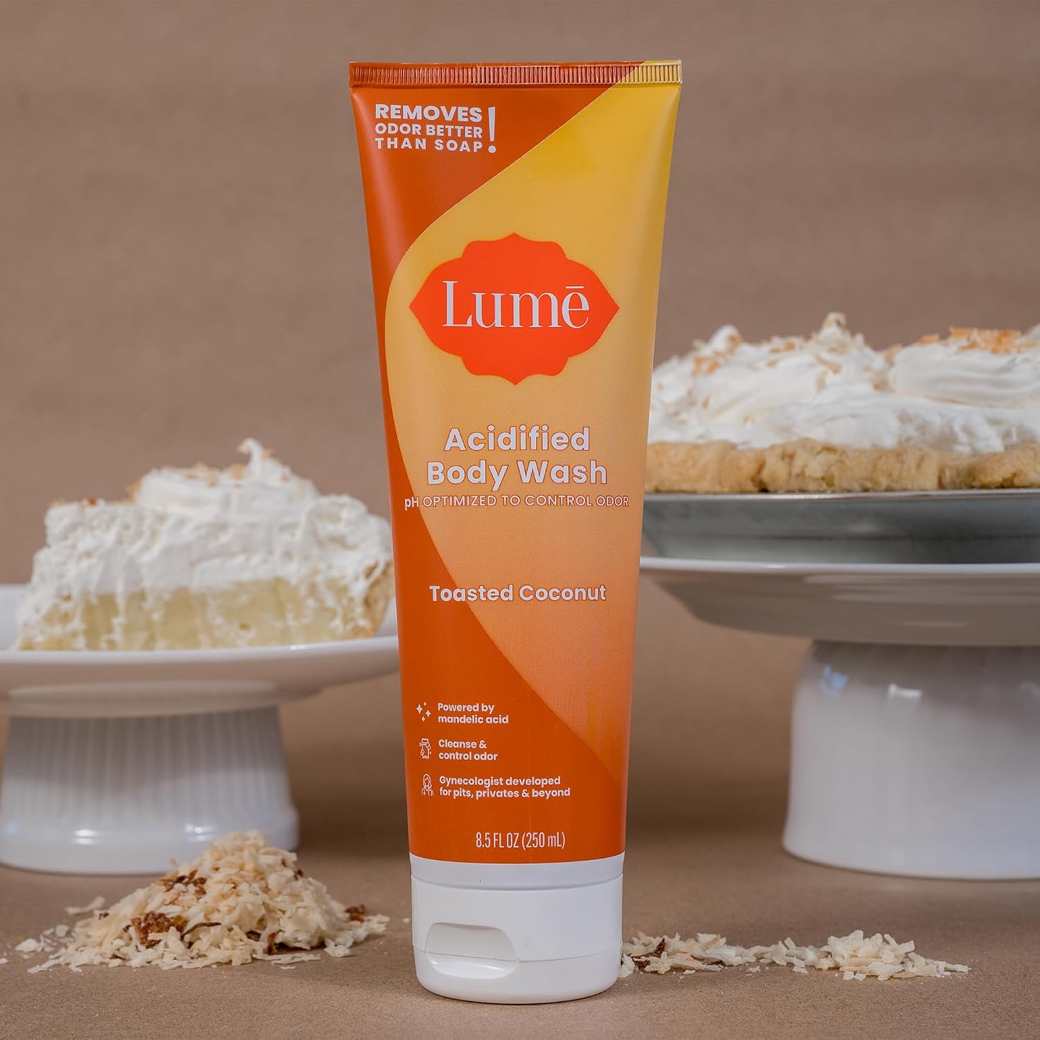Lume Acidified Body Wash - 24 Hour Odor Control - Removes Odor Better than Soap - Moisturizing Formula