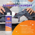 Lume Clothing Odor & Stain Remover – Laundry Booster & Soak – Removes Body Odor from Clothes – Powerful Odor-Eliminating Enzyme Formula Boosts Detergent Performance – Fragrance-Free & Dye-Free – 8 fl oz (Pack of 2)