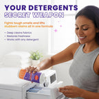 Lume Clothing Odor & Stain Remover – Laundry Booster & Soak – Removes Body Odor from Clothes – Powerful Odor-Eliminating Enzyme Formula Boosts Detergent Performance – Fragrance-Free & Dye-Free – 8 fl oz (Pack of 2)