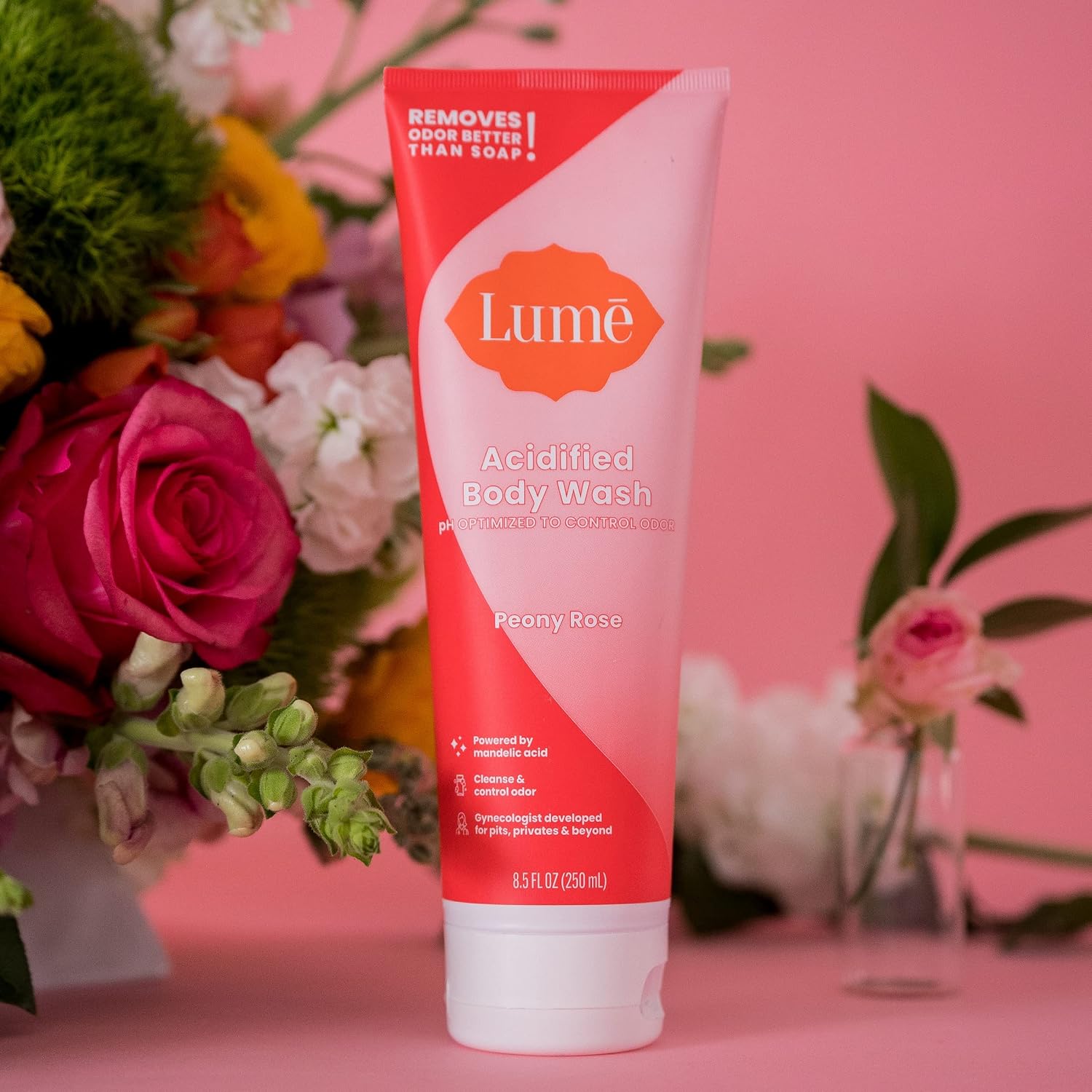 Lume Acidified Body Wash - 24 Hour Odor Control - Removes Odor Better than Soap - Moisturizing Formula