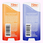Lume Whole Body Deodorant - Invisible Cream Stick - 72 Hour Odor Control - Doctor Developed - Aluminum Free. Baking Soda Free and Skin Loving - 2.2 Ounce (2 pack) (Soft Powder & Clean Tangerine)
