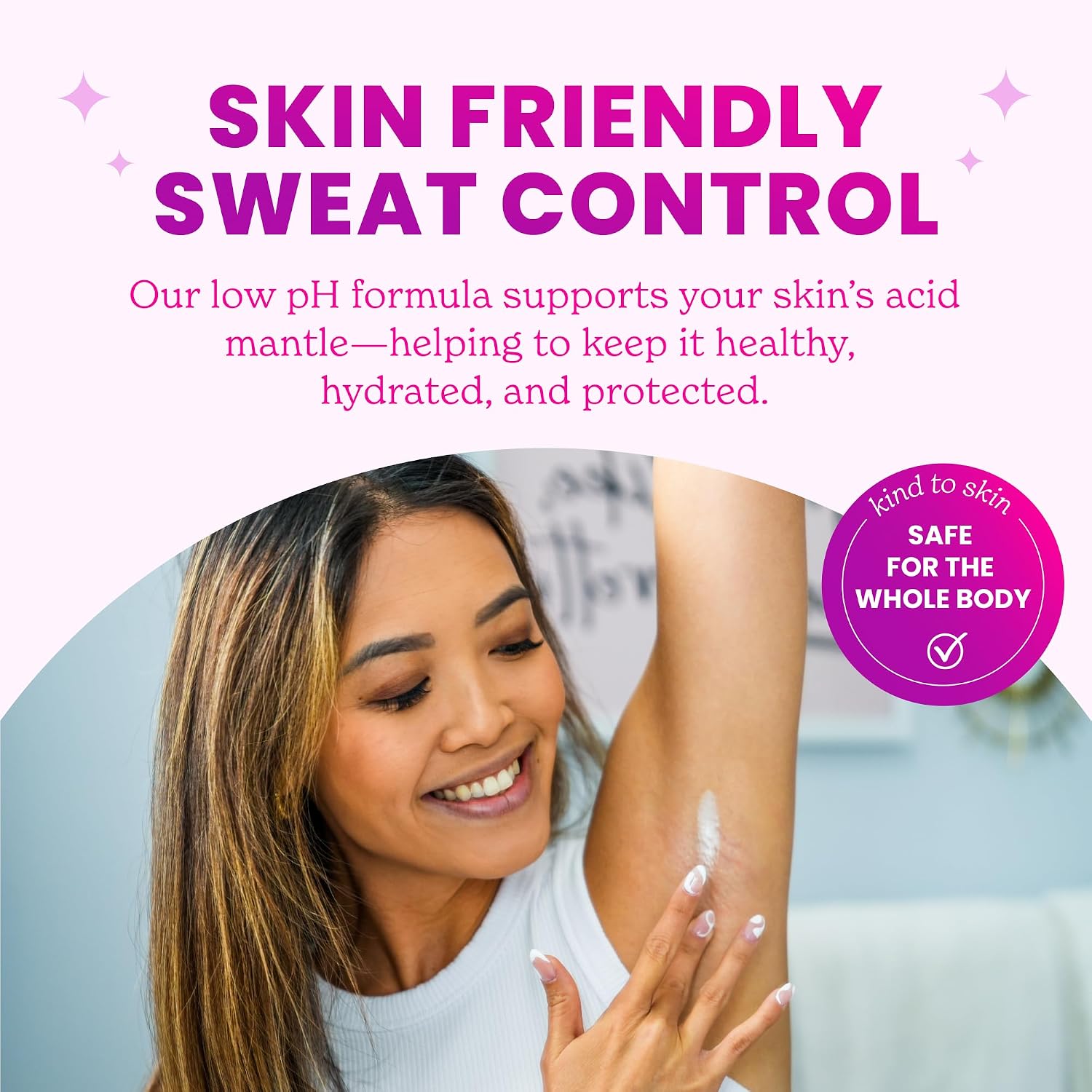 Lume Whole Body Deodorant Plus Sweat Control - Smooth Cream Tube - 72 Hour Odor And Sweat Control - Baking Soda Free. Skin Loving - 3.0 ounce (Pack of 2) (Unscented)