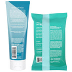 Lume Acidified Body Wash & Flushable Deodorant Wipes - 24 Hour Odor Control - Hydrating Wash