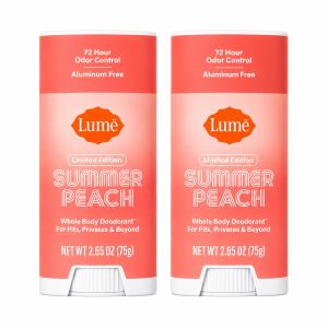 Lume Deo Solid Stick Summer Peach LTO 2 pack